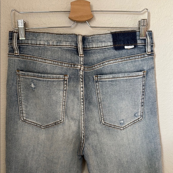 Daze Jeans Shy Girl Women's Light Blue Distressed Jeans - Picture 8 of 11